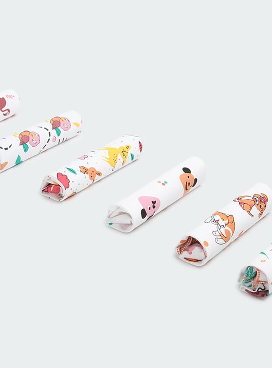 Kids Printed Handkerchief - Pack of 6