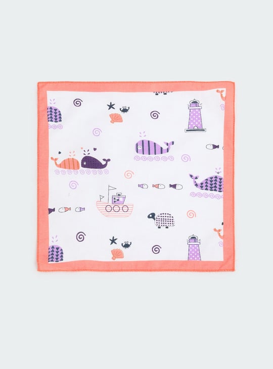 Boys Printed Handkerchief- Pack of 6