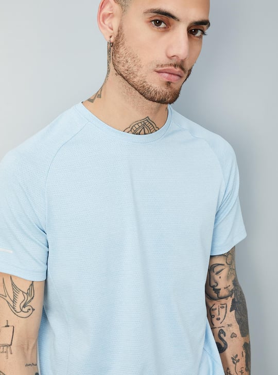 Men Solid Sports T-shirt