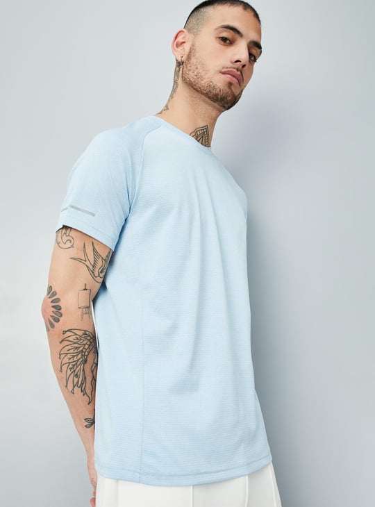 Men Solid Sports T-shirt