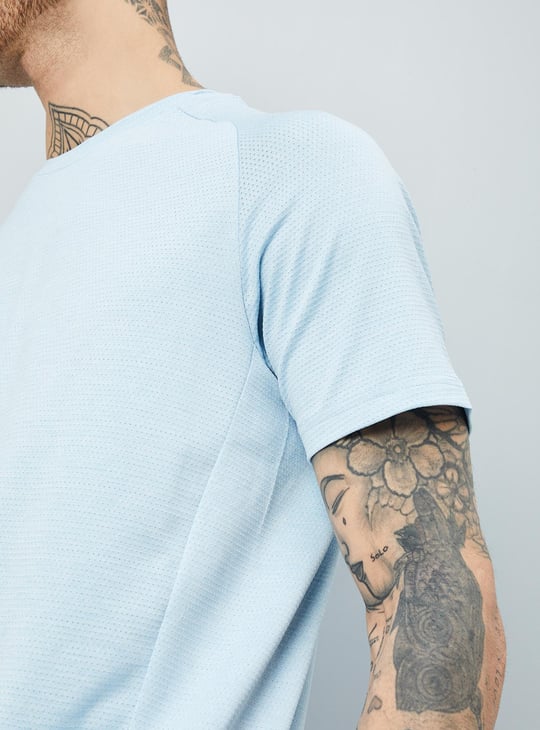 Men Solid Sports T-shirt