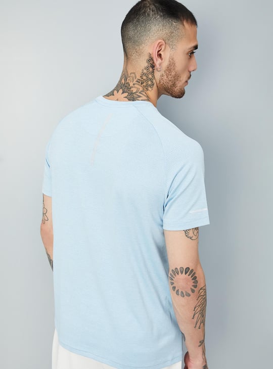 Men Solid Sports T-shirt