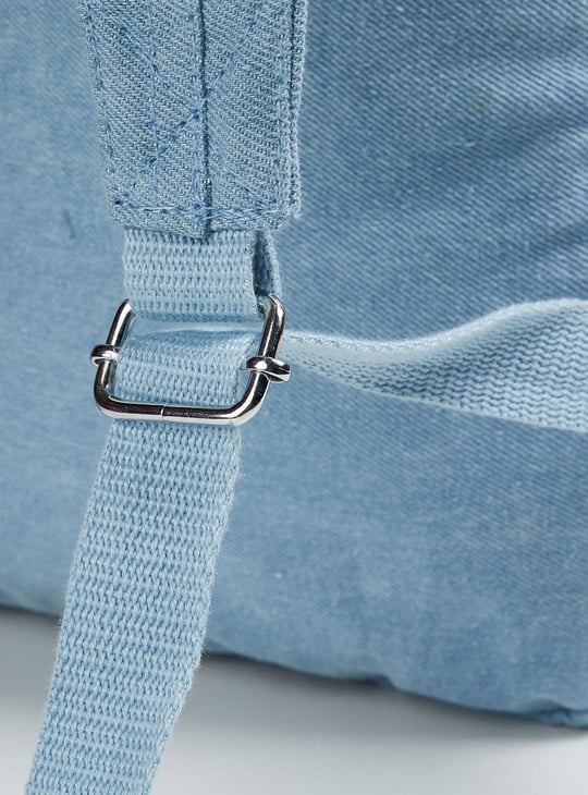 Women Studded Denim Backpack