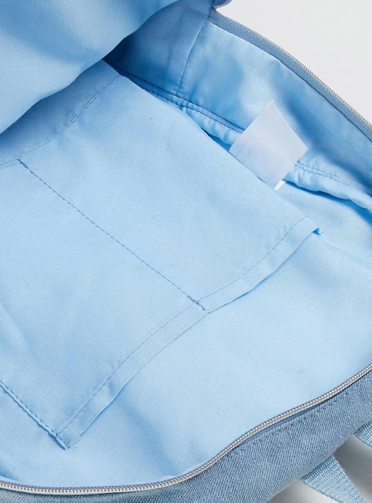 Women Studded Denim Backpack