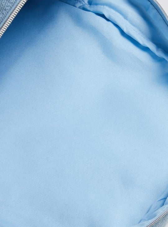 Women Studded Denim Backpack