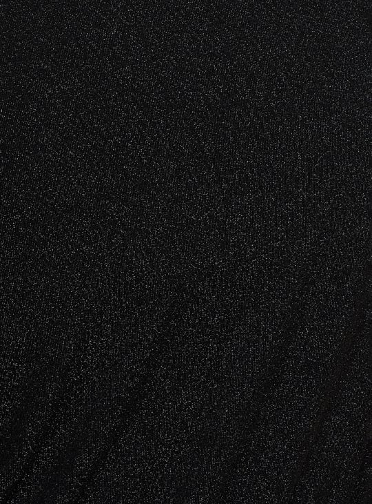 Women Shimmer Wrap Dress