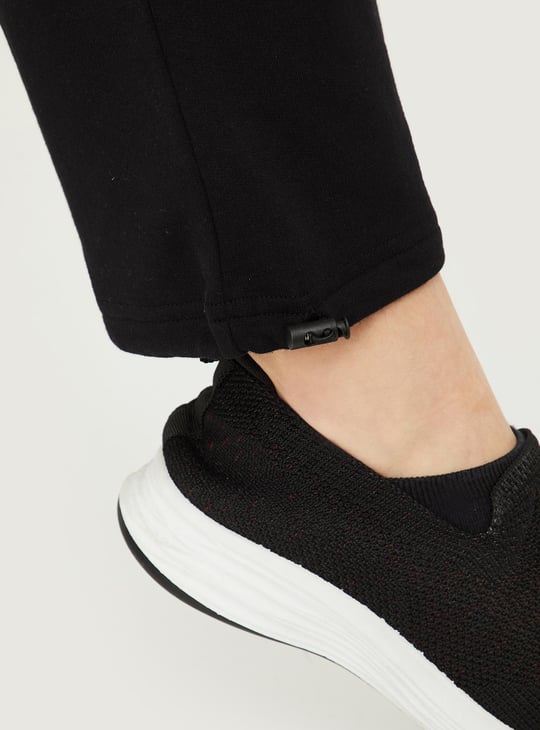 Women Solid Cargo Track Pants