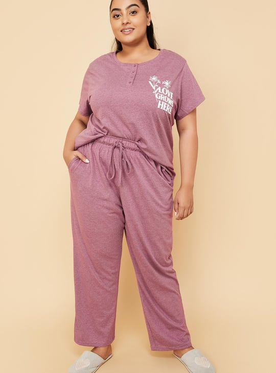 Women Printed PJ Set