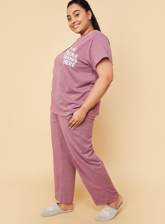 Women Printed PJ Set