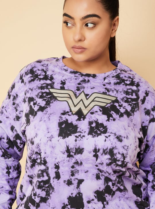 Women Tie & Dye Wonder Woman T-shirt