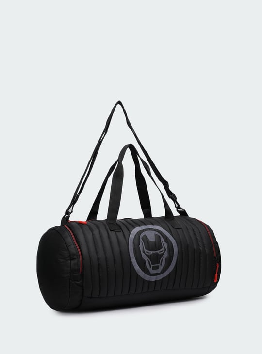 Men Ironman Printed Gym Bag