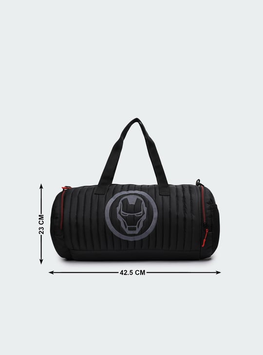 Men Ironman Printed Gym Bag