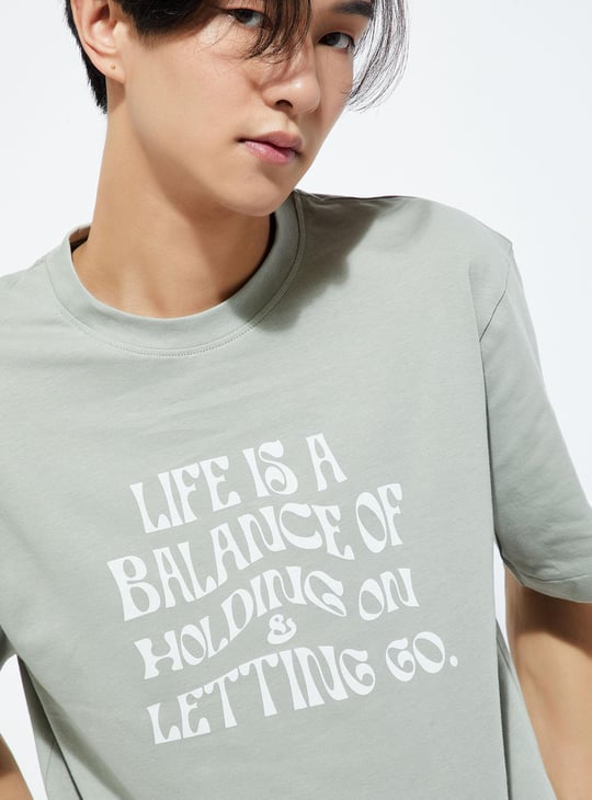 URB_N Men Regular Fit Graphic T-shirt