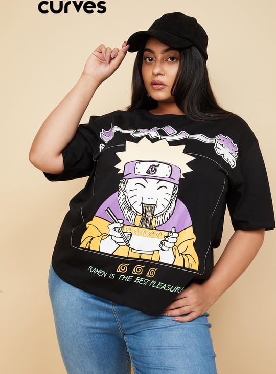 Women Naruto Printed T-shirt