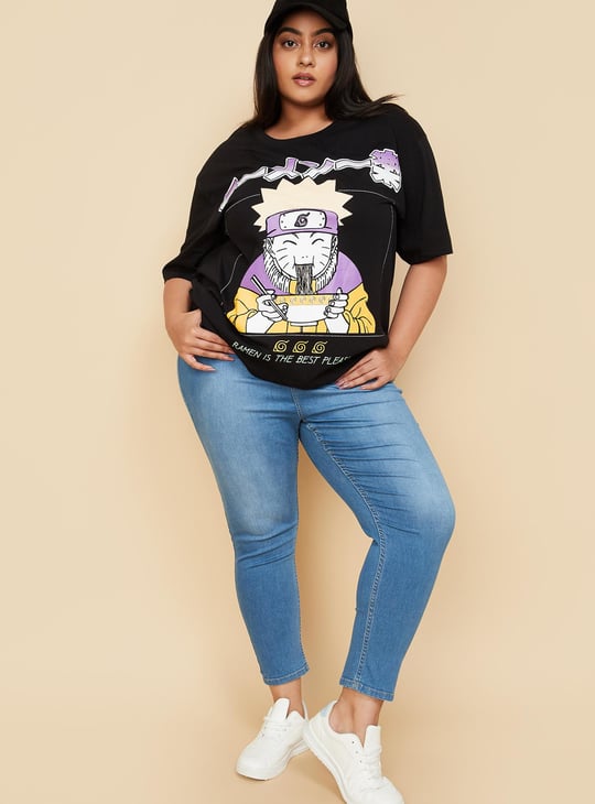 Women Naruto Printed T-shirt