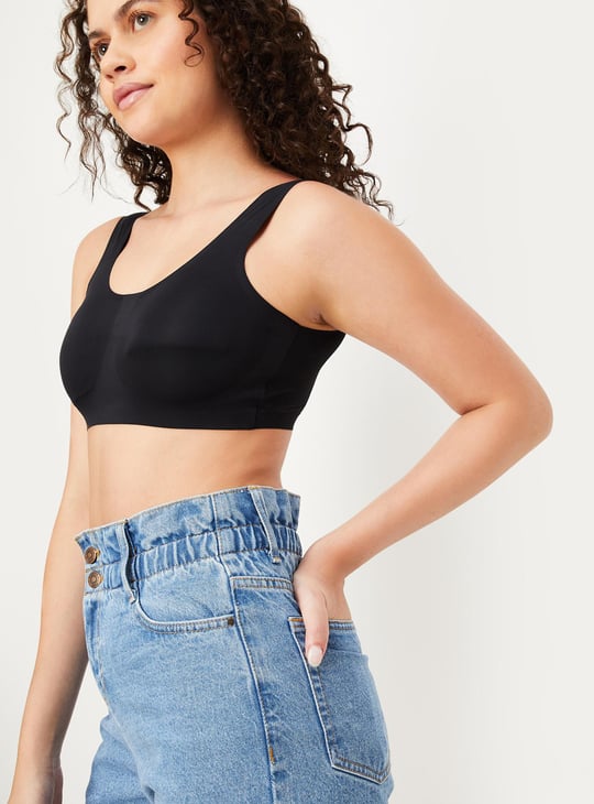 Women Padded Non-Wired Sports Bra