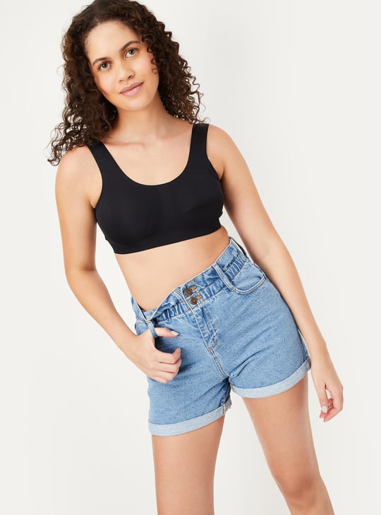 Women Padded Non-Wired Sports Bra