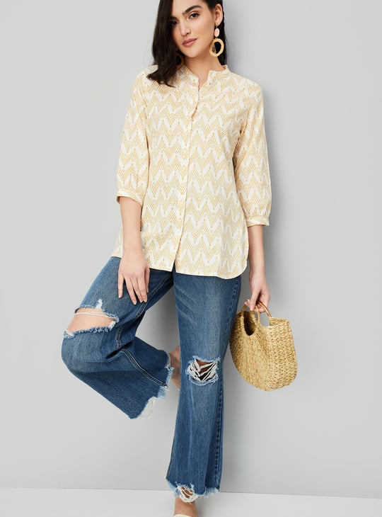 Women Printed Short Kurti