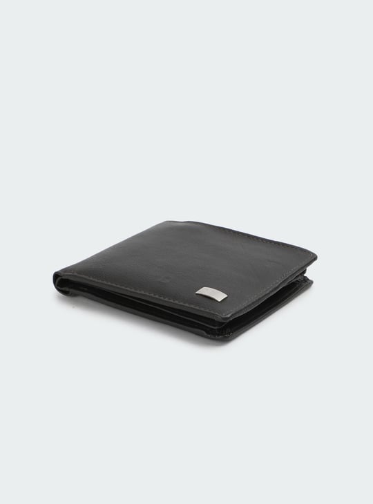 Men Solid Two Fold Wallet