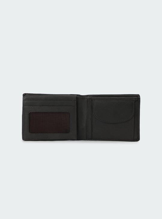 Men Solid Two Fold Wallet