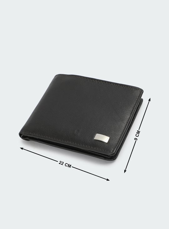 Men Solid Two Fold Wallet
