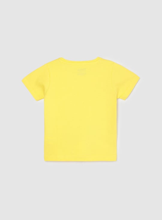 Boys Typographic Printed T-shirt
