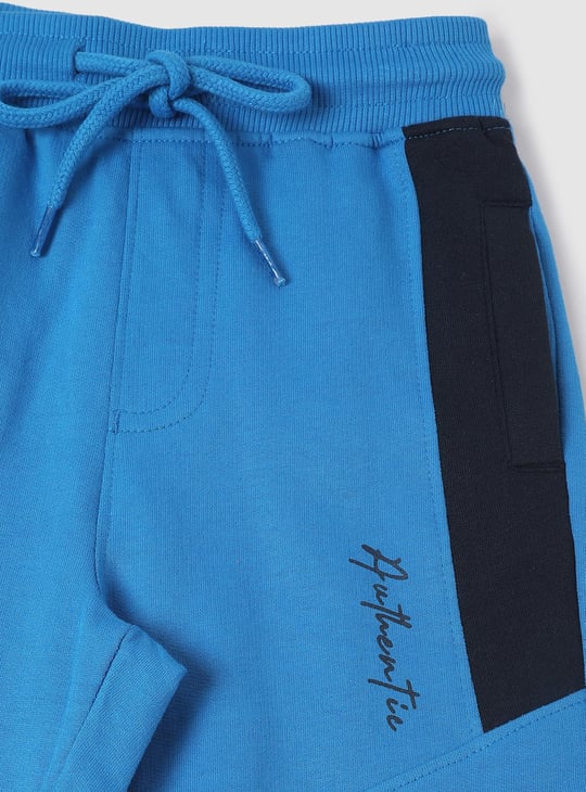 Boys Colourblocked Knit Shorts