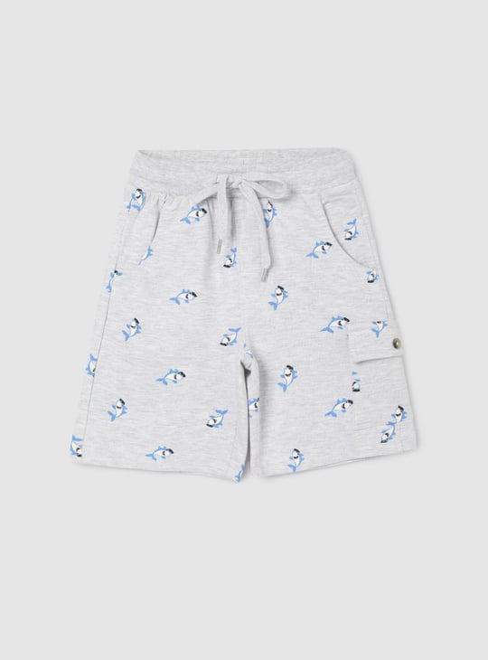 Boys Printed Elasticated Shorts