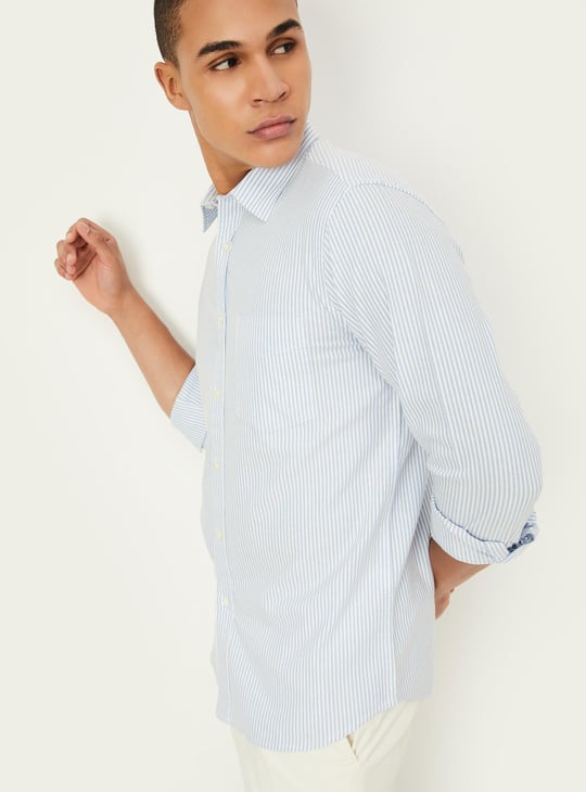 Men Striped Regular Fit Casual Shirt