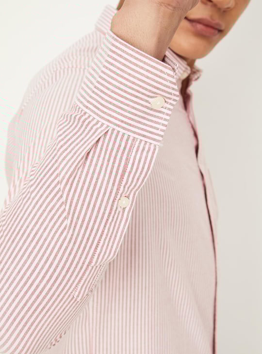 Men Striped Regular Fit Casual Shirt