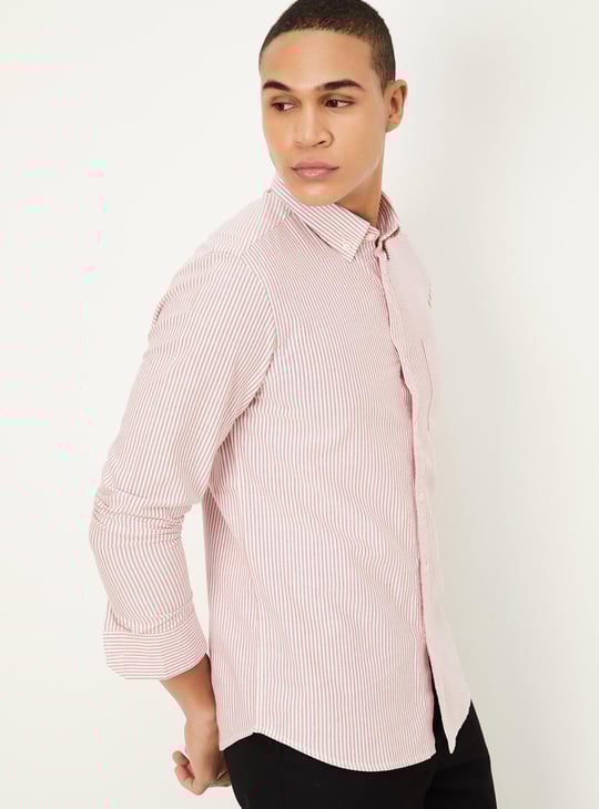 Men Striped Regular Fit Casual Shirt