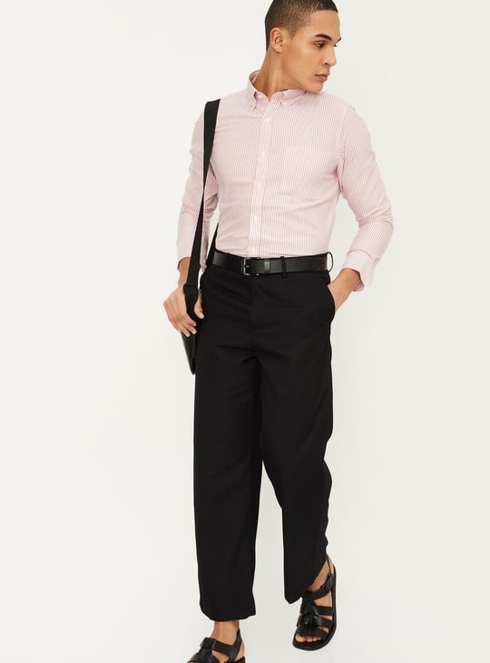 Men Striped Regular Fit Casual Shirt