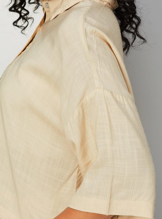 Women Solid Belted Co-Ord Set