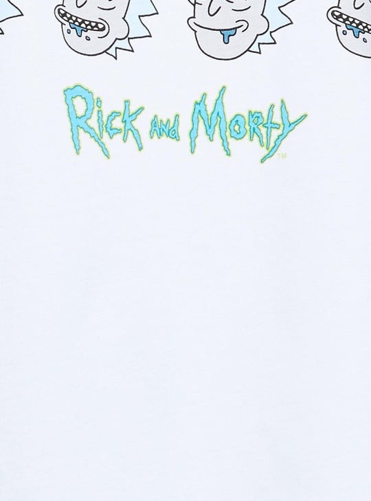 URB_N Men Oversized Rick & Morty T-shirt