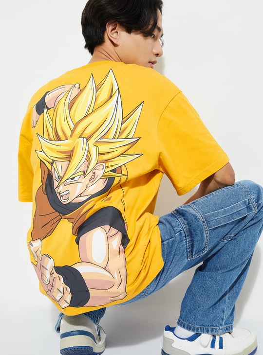 URB_N Men Oversized Dragon Ball-Z T-shirt