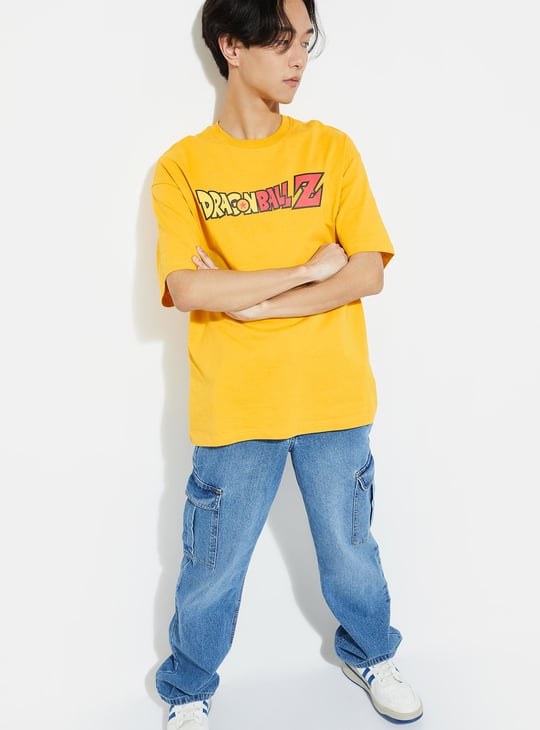 URB_N Men Oversized Dragon Ball-Z T-shirt