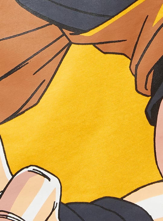 URB_N Men Oversized Dragon Ball-Z T-shirt