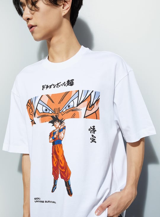 URB_N Men Oversized Dragon Ball-Z T-shirt