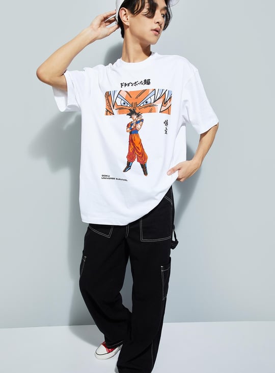 URB_N Men Oversized Dragon Ball-Z T-shirt