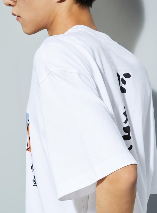 URB_N Men Oversized Dragon Ball-Z T-shirt