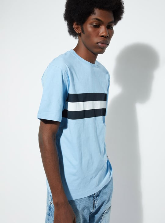 URB_N Men Slim Fit Striped T-shirt