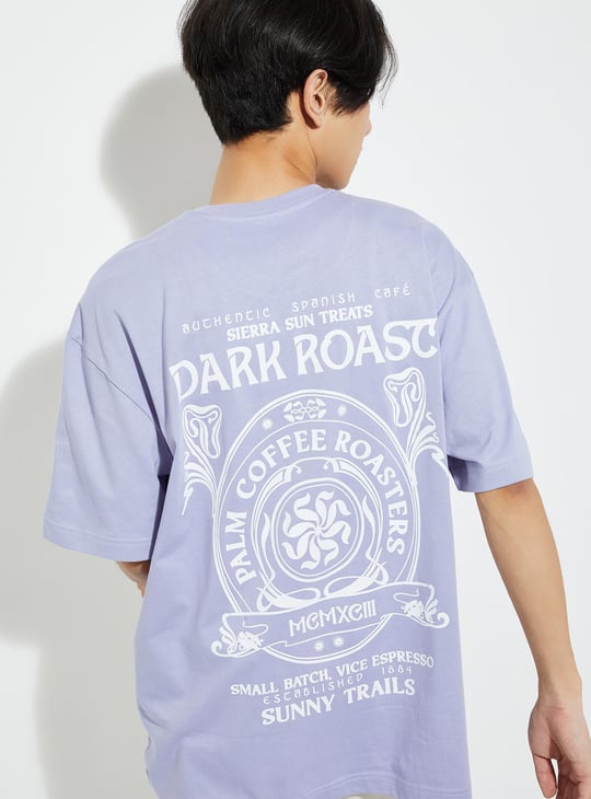 URB_N Men Oversized Back Printed T-shirt