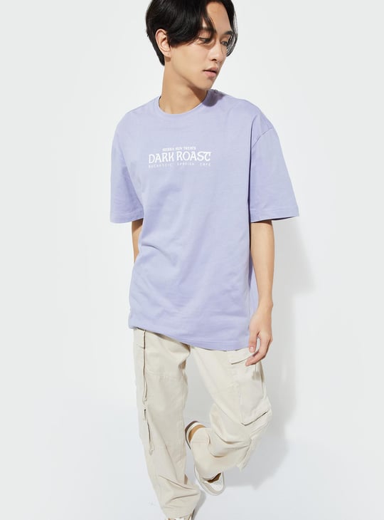 URB_N Men Oversized Back Printed T-shirt