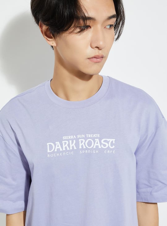 URB_N Men Oversized Back Printed T-shirt