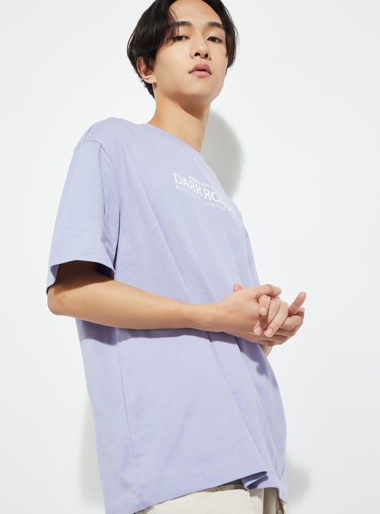 URB_N Men Oversized Back Printed T-shirt