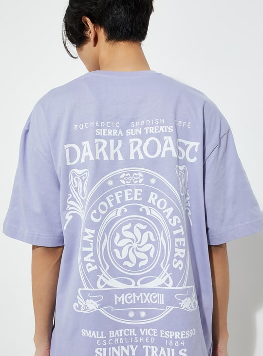 URB_N Men Oversized Back Printed T-shirt