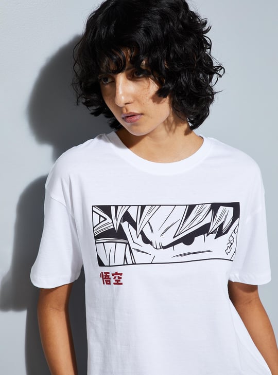 URB_N Women Dragon Ball Z Printed T-shirt Printed