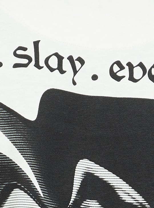 URB_N Men Oversized Back Print T-shirt