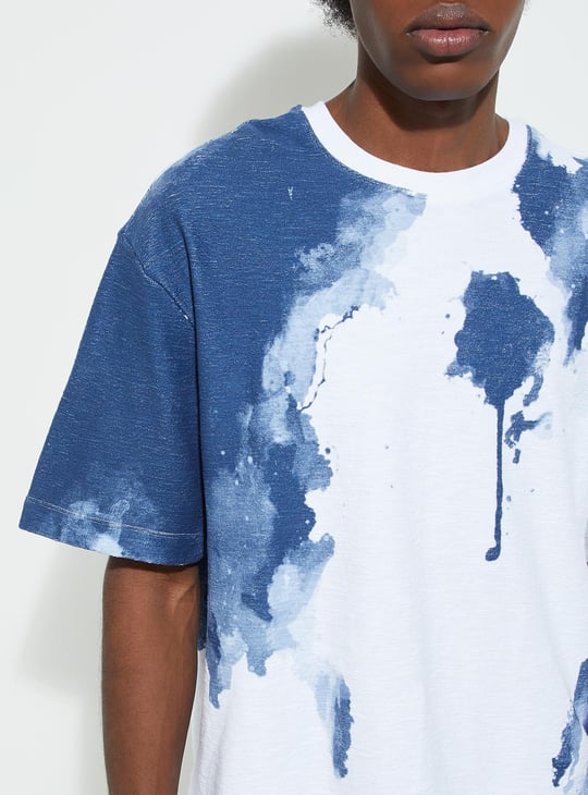 URB_N Men Oversized Tie & Dye T-shirt