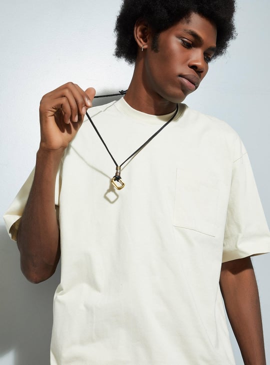 URB_N Men Oversized Solid T-shirt